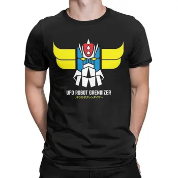 UFO Robotas Grendizer T-Marškinėliai Vyrams, Spalva Anime Laisvalaikio 100% Medvilnės Tees Crewneck Trumpas Rankovės Marškinėliai Spausdinimas Drabužiai