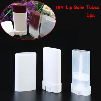 Nešiojamų Tuščias Ovalo Makiažas Įrankiai Lūpų Vamzdelį Kelionės Butelis Kosmetikos Konteineriai Lūpų Balzamas