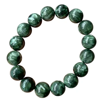 AA žalia seraphinite TURAS 8/10/12MM karoliukai apyrankių natūralus akmuo moteris didmeninės ! žalia charoite akmens FPPJ Nuotrauka 0