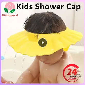 Vaikų Dušo Kaukė Reguliuojamas Apsaugoti Skydas Vaikai Pirties Kepurės Snapeliu Reguliuojamas Vaikams, Kūdikiams Vandeniui Plauti Plaukų Skydas Nuotrauka 0