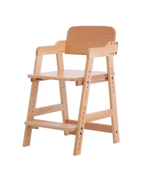 Čingdao Fanmu Namų Vaikų Mokymosi Kėdė iš Medžio masyvo Kėdė Kūdikių Namų Valgomojo Kėdė Elevatable Daugiafunkcinis Rašyti Cha