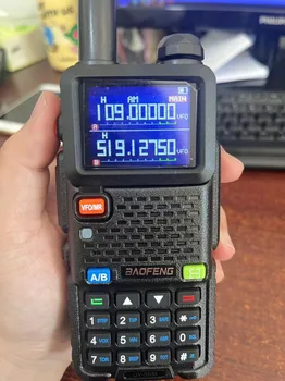 Baofeng UV-5RM Du Būdu Radijo FM Oro Band RX VHF UHF USB C Scrambler Šifruoti DTMF Tonų Lauko KUMPIS Belaidis ryšys