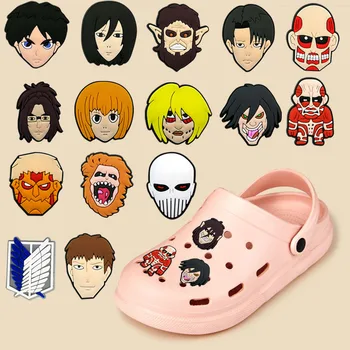 1pcs Japonų Anime PVC Batų Pakabukai už Croc Gibits Papuošalai Užkimšti Batai Sodo Sandalas Reikmenys, Papuošalai Nuotrauka 0