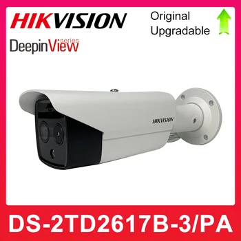 Hikvision Kūno Temperatūra Atrankos Termografinis Kulka Camera DS-2TD2617B-3/PA Remti garso signalas