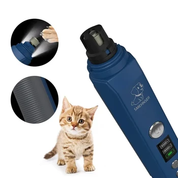 Naujas LED Ligh naminių Gyvūnėlių Nagų Kirpimo mašinėlės Mažos Dideli Šunys, Katės Nagų Šlifavimo USB Įkrovimo Kojų Nagų Cutter Viliojimo Šunų Reikmenys Nuotrauka 0