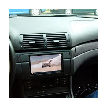 2Din Garso Skydelio Pakeitimo Skydelis DVD Navigacijos Rėmas Automobilių Fascias Stereo Radijas Srityje 98-05 BMW 3-Serijos E46