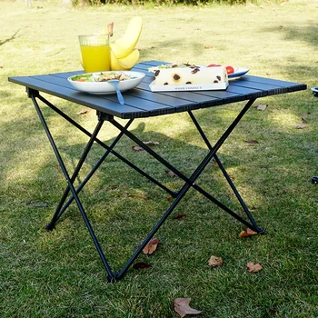 Nešiojamų kiaušinių roll iškylą stalo su lauko sulankstomas stalas ir kėdės