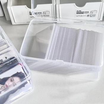 3 Colių Photocards Talpinimo Skaidrūs Lipdukai Korėjos Idol Kortelės Turėtojas Stalo Laikymo Organizatorius Klasifikacija Lauke Raštinės Reikmenys