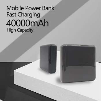 40000mAh Galia Banko Dual USB Greitas Įkroviklis Nešiojamų Išorės Baterija, Įkroviklis,Mobiliųjų Telefoną, Planšetinį Kompiuterį,