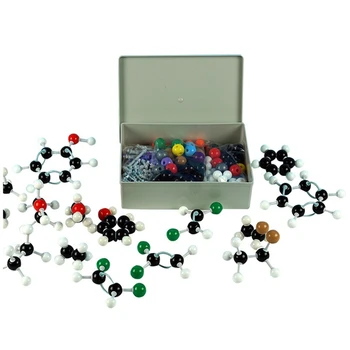 444 VNT Molekulinės Modelio Rinkinio Neorganinės Ir Organinės Chemijos Kaip Mokslo Įrodyta, Atomų ir Molekulių Modelius, Kodavimą Atomų Vaikams