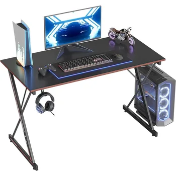 Kompiuterio stalas, 47 colių PC biuro stalas, namų stalo žaidimų, mokymosi, darbo, kompiuterio stalas