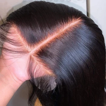 30 Colių Brazilijos 5x5 Tiesiai Nėriniai Priekiniai Žmogaus Plaukų Perukai Prieš Nupeštos 5X5 HD Nėrinių Uždarymo Perukas Moterų Skaidrus Nėriniai Perukas