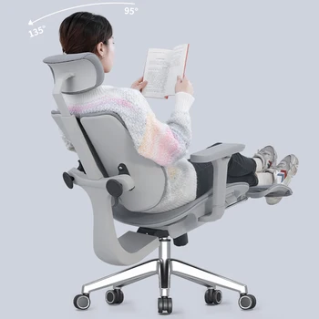 Atsipalaiduoti Ergonominiai stalai Kėdės Vykdomasis Dizaineris Šiuolaikinės Patogūs Biuro Kėdės Nordic Mobile Cadeira De Escritorio Baldai DWH Nuotrauka 0