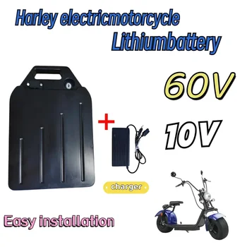 60V10Ah vandeniui ličio baterija elektrinių motociklų 18650 už Harley motociklai