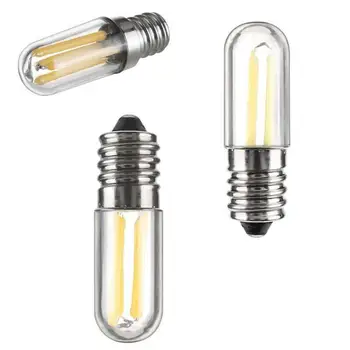 Daug Pritemdomi Mini E14 E12 LED Šaldytuvas Šaldiklis Kaitrinės Šviesos COB Lemputės 1W 2W 4W Šiltai/ Šaltai Balta Lempa, 110V, 220V