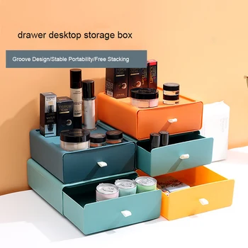 1Pc Didina Desktop Storage Box Vonios Aksesuarai Laikymo Stalčių Kosmetika, Papuošalai, Kaukės Organizatorius