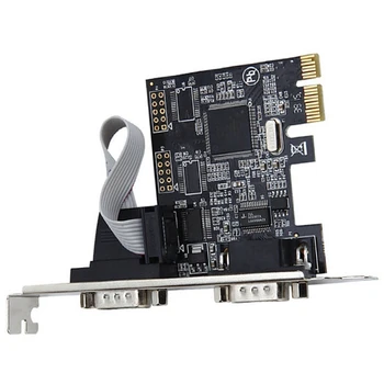 4X Pcie Į RS232 Nuosekliųjų Prievadų Sąsajos PCI-E, PCI Express Card Adapteris Pramonės Valdymo Kompiuteris Plėtros Kortelę