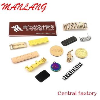 Custom Custom Metalo Drabužių Logotipai, Etiketės Pavadinimas Siuvimo, Metalo Drabužių Etiketės Plokštės Žymės
