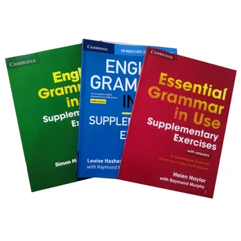 Kembridžo anglų kalbos Gramatikos Naudojimo Pradedančiųjų, Tarpinis Papildomi Pratybų Knyga anglų kalba, Knygų