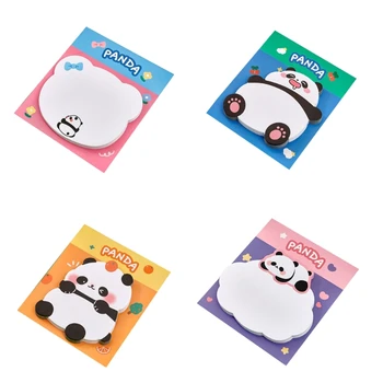 D63H 5vnt Nešiojamų Sticky Notes Pranešimą Memo Pastaba Popieriaus Panda Sticky Notes for Home