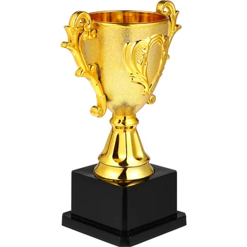 Mini Aukso Apdovanojimą Trofėjus Plastiko Apdovanoti Prizais Žaislus, Kurių Pagrindą Darželio Mokyklos Sporto Studijų Konkursų Nugalėtojas Nuotrauka 0