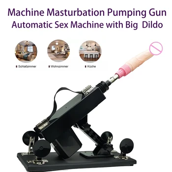 2023 Automatinė Sekso Mašina, Didelis Dildo Moterų Meilės Mašina Masturbacija Siurbimo Gun Pora Vyrų Sekso Žaislai moterims SM