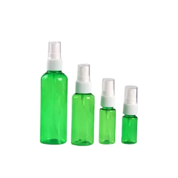 50pcs Daugkartiniai Butelį Plastiko Aišku, Žalia 10ML 20ML 30ML 50ML 60ML 100ML Nešiojamų Kosmetikos Pakuotės Tuščias Rūkas Purškimo Buteliai