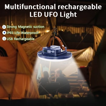 MOSLIGHTING 13500MAH Įkrovimo Kempingas Šviesos Nešiojamų Žibintų Magnetinio Įsiurbimo Vandeniui LED Žvejybos Šviesos Naktį Užpildyti Šviesos 60W Nuotrauka 0