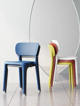 Plastikinės kėdės atlošas gali būti sukrauti valgomojo stalai, kėdės, sutirštės gumos kėdės, namų valgomojo kėdės.