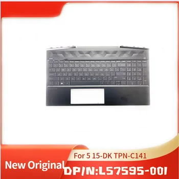 L57595-001 Sidabro Brand New Originalus Viršutinis Dangtis didžiąsias HP 5 15-DK TPN-C141 Su klaviatūra Tochpad Nuotrauka 0
