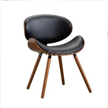 Valgomojo kėdės, valgomojo kambario baldai, Šiaurės kėdės, modernaus minimalistinio baldai laisvalaikį. rerestaurant kėdės geležies derybų kėdė