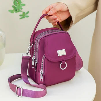 Moterų Stilingas Krepšys Neperšlampamas Multi-kišenėje Monetų Piniginė Apsipirkti
