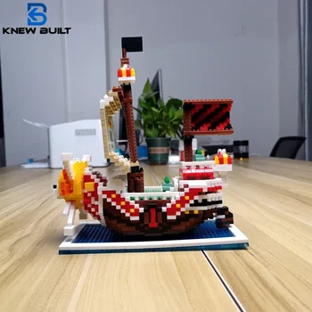 ŽINOJAU, PASTATYTAS Ocean Piratų Laivo Modelį, Statyba Blokai Suaugusiems Berniukai Micro Mini Plytų Žaislai, Rinkiniai Surinkti Dovanų Burlaivis Karai Žaidimai Nuotrauka 0