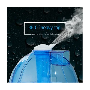 Cool Rūkas Oro Drėkintuvas 2.5 L Ramioje Ultragarso Drėkintuvus, Miegamojo & Kambarys-Reguliuojamas-360° Sukimosi ES Kištukas B Nuotrauka 1