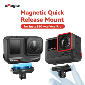 Tvirtinimas Insta360 Ace Pro Veiksmų Kameros Apsauginis Rėmelis, Greito atjungimo Atveju Magnetinio Adapteris Insta360 Ace/ace Pro Priedų Nuotrauka 1