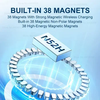 Originalą Magsafe Magnetinio Telefono Dėklas Samsung Galaxy S23 Ultra S22 Ultra Plus Belaidžio Įkrovimo Aiškiais Priedai Nuotrauka 1