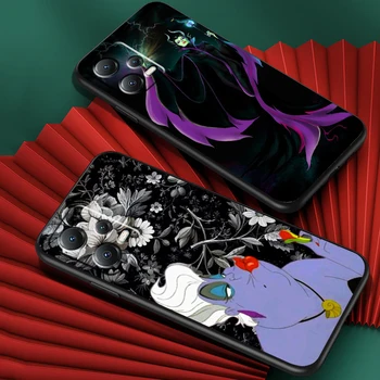 Karalienė Maleficent Ursula Už Xiaomi Redmi Pastaba 12R 12 12S Turbo 11 11T 11S 10 10 9 8 Pro Plus 5G Juodo Dangtelio Telefono dėklas Nuotrauka 1