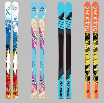 Individualizuotos dizainas alpių kalnų slidės už vaikas suaugusių moterų, vyrų, pagaminti pagal užsakymą, slidinėjimo sumontuota įranga OEM slidinėjimo gamintojas Nuotrauka 1