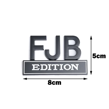 OTOKIT 1pcs FJB Edition Emblema 3D Ženklelis Automobilių Lipdukas Raidžių Badgeslide Sparnas Sunkvežimių, RV, Motoroleris, VISUREIGIS, Durys, Apdaila Nuotrauka 1