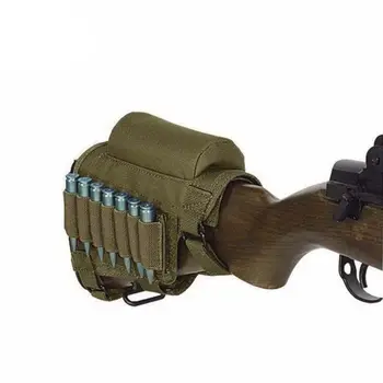 Karinės nailono medžioklės įranga, šaudymo šautuvu akcijų karinės lauko taktinių šautuvas akcijų žurnalas kišenėje skruosto kišenėje dirželis Nuotrauka 1