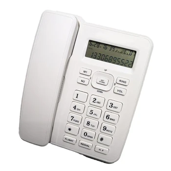 KX-6001CID Fiksuotojo Fiksuotojo ryšio Telefono Skambinančiųjų Ekranas Reguliuojamas Tonas Corded Telefono Nuotrauka 1