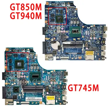 X450J Nešiojamojo kompiuterio motininė Plokštė, Skirta ASUS X450JB X450JF A450J SV41JV X450JN Mainboard I5 I7 CPU GT745M GT850M GT940M LVDS/PDP Nuotrauka 1
