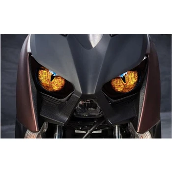 Motociklų Aksesuarų Priekinis Žibintas Apsaugos Lipdukas, Priekinis Žibintas Lipdukas, Skirtas Yamaha Xmax 300 Xmax 250 2017 2018 Nuotrauka 1