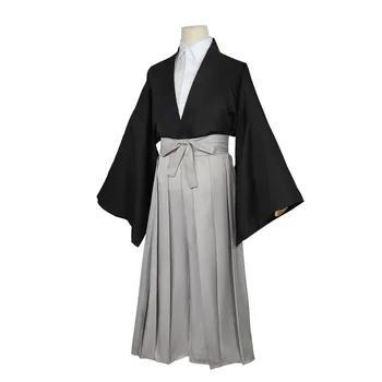 Vyrai Kimono Japonijos Tradicinių Kostiumų Etapo Rezultatus Kostiumas Šiuolaikinės Tobulinimo Klasikinis Kimono Helovyno Cosplay Kostiumas Nuotrauka 2