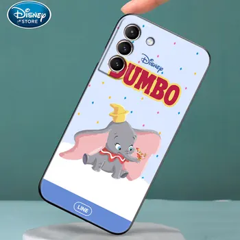 Disney Mielas Dumbo Juoda Telefono dėklas Samsung Galaxy S21 S22 Ultra S20 FE S8 S9 S10 S10E Plius S10 Lite S7 Krašto 5G Minkštas Viršelis Nuotrauka 2