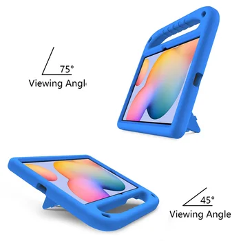 Rankena Atrama Tablet Case for Samsung Galaxy Tab S6 Lite 10.4 Stovėti 2020 P610 P615 Stovėti SM-P610 SM-P615 Padengti Vaikai Funda Nuotrauka 2