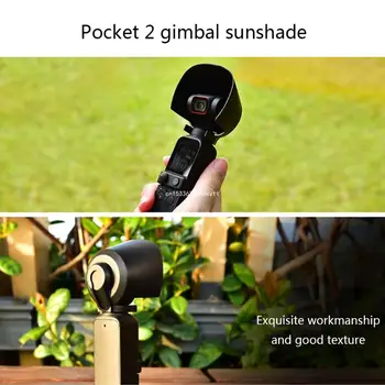 Pocket 2 Gimbal skėtį nuo saulės Gaubtas Anti-glare PTZ Len Padengti Apsaugos Kameros Dropship Nuotrauka 2