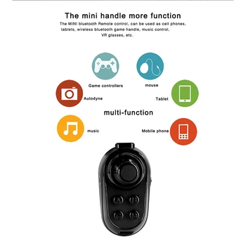 R1 Mini Žiedas Bluetooth4.0 Suderinama Įkraunamas Belaidis VR Nuotolinio Žaidimų Valdiklis Kreiptuką Gamepad, skirta 