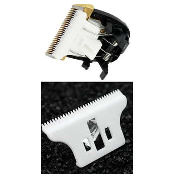 2 Vnt Keramikos Pjovimo Ašmenų Pakeitimas Elektros Plaukų Clipper Žoliapjovės, Black & White Nuotrauka 2