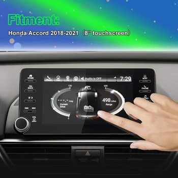 8 Colių Automobilių Touchscreen Navigacijos Grūdintas Stiklas HD Screen Protector Filmas Honda Accord 2018-2021 Automobilių Reikmenys Lipdukas Nuotrauka 2